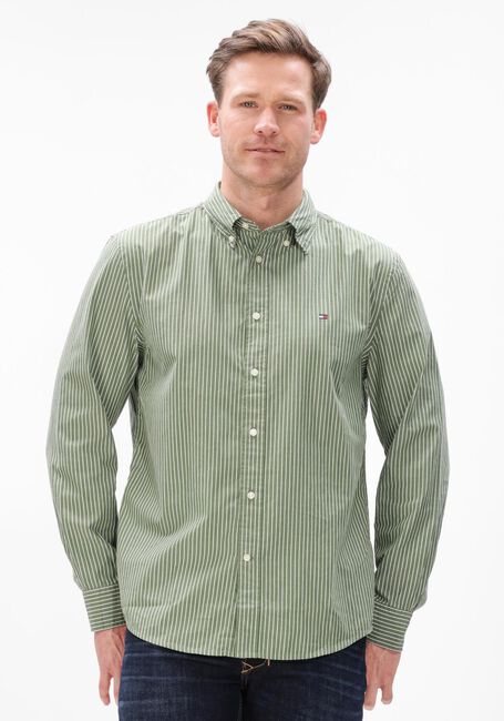 Groene TOMMY HILFIGER Casual overhemd CORE HAIRLINE POPLIN RF SHIRT - large
