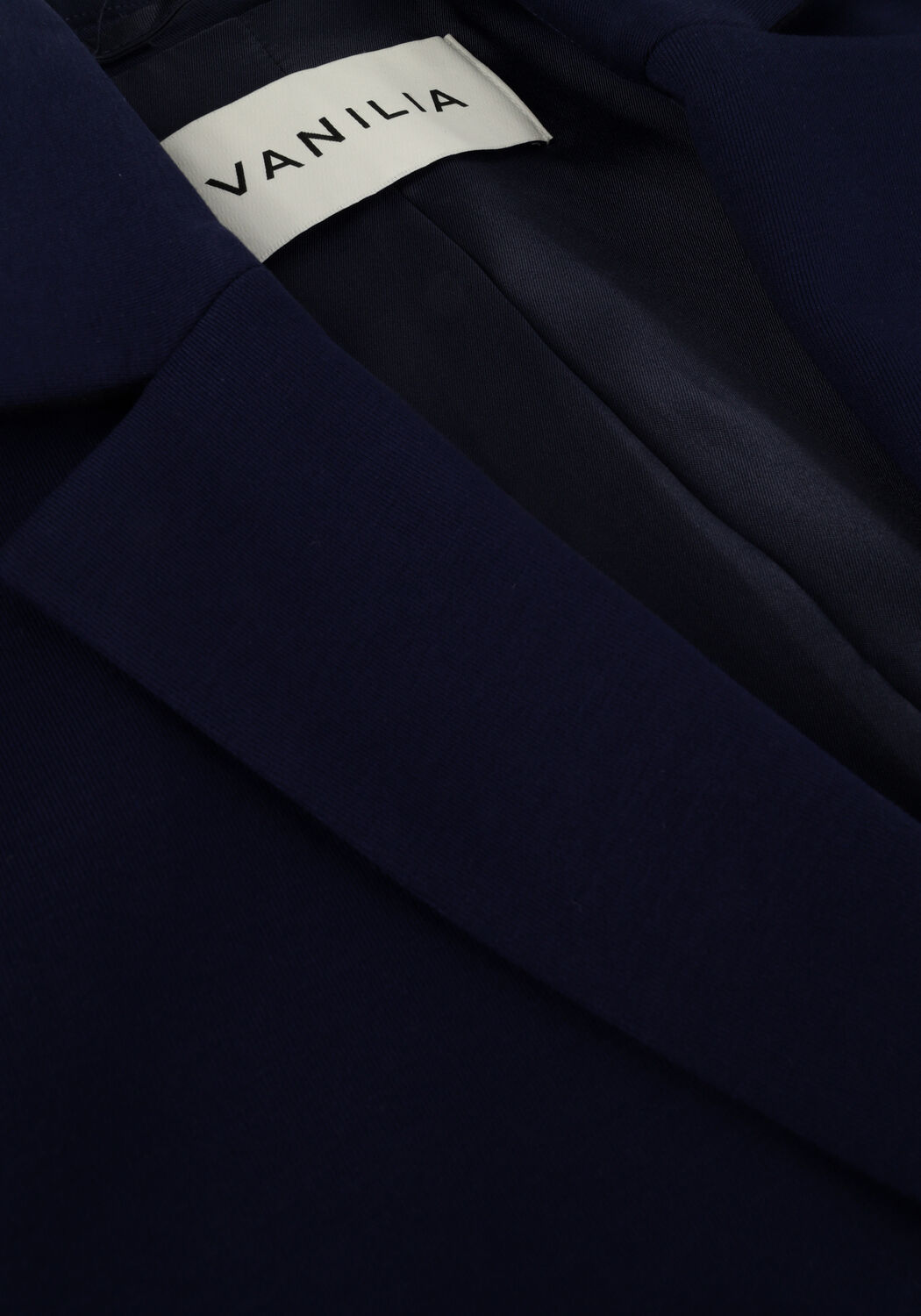 Donkerblauwe VANILIA Blazer SHORT BOXY BLAZER - large