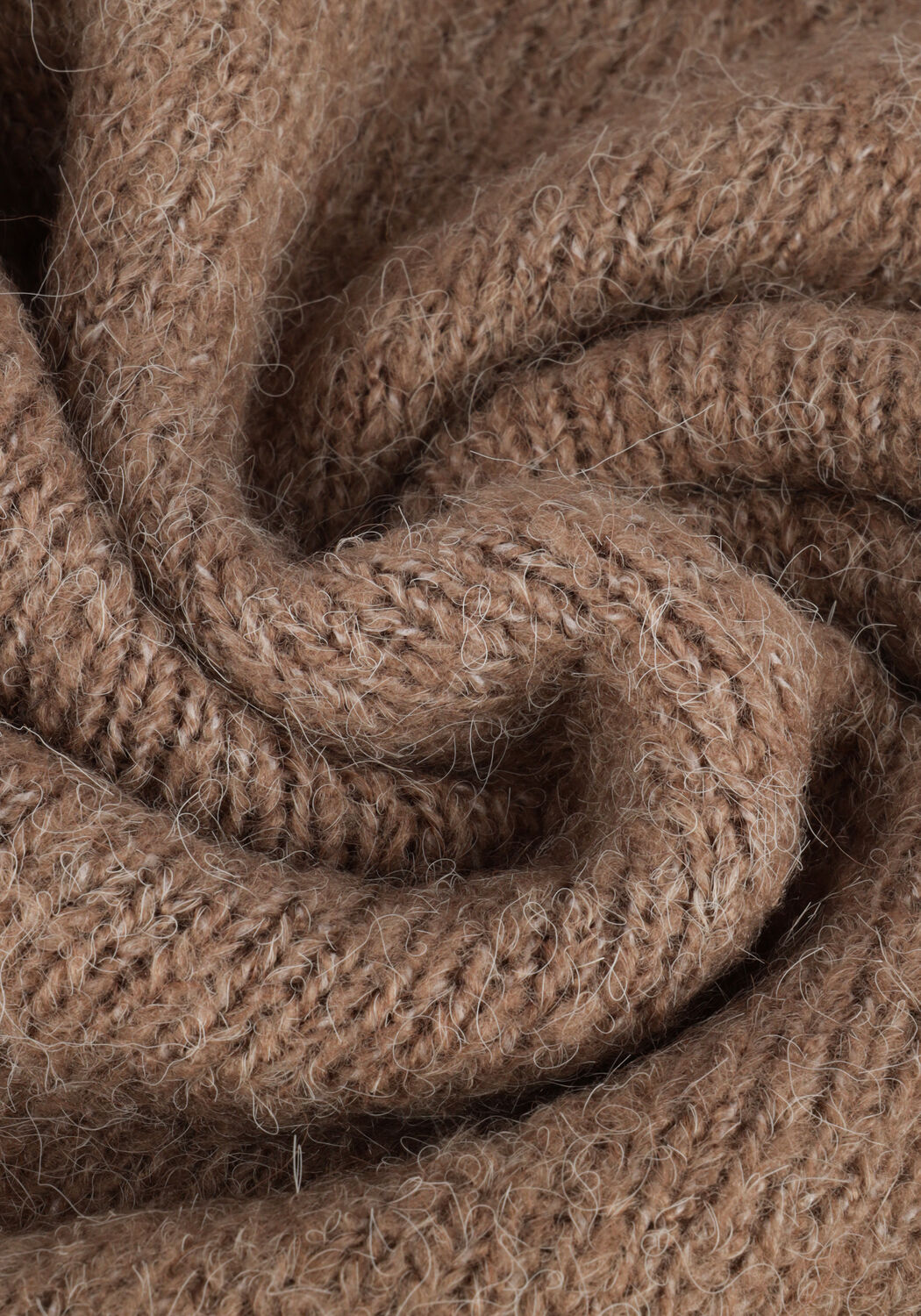 Taupe CO'COUTURE Trui MOTO SHORTIE KNIT - large