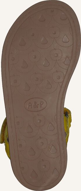 Gele APPLES & PEARS Platte sandalen FANNY Gele APPLES & PEARS Platte sandalen FANNY - large