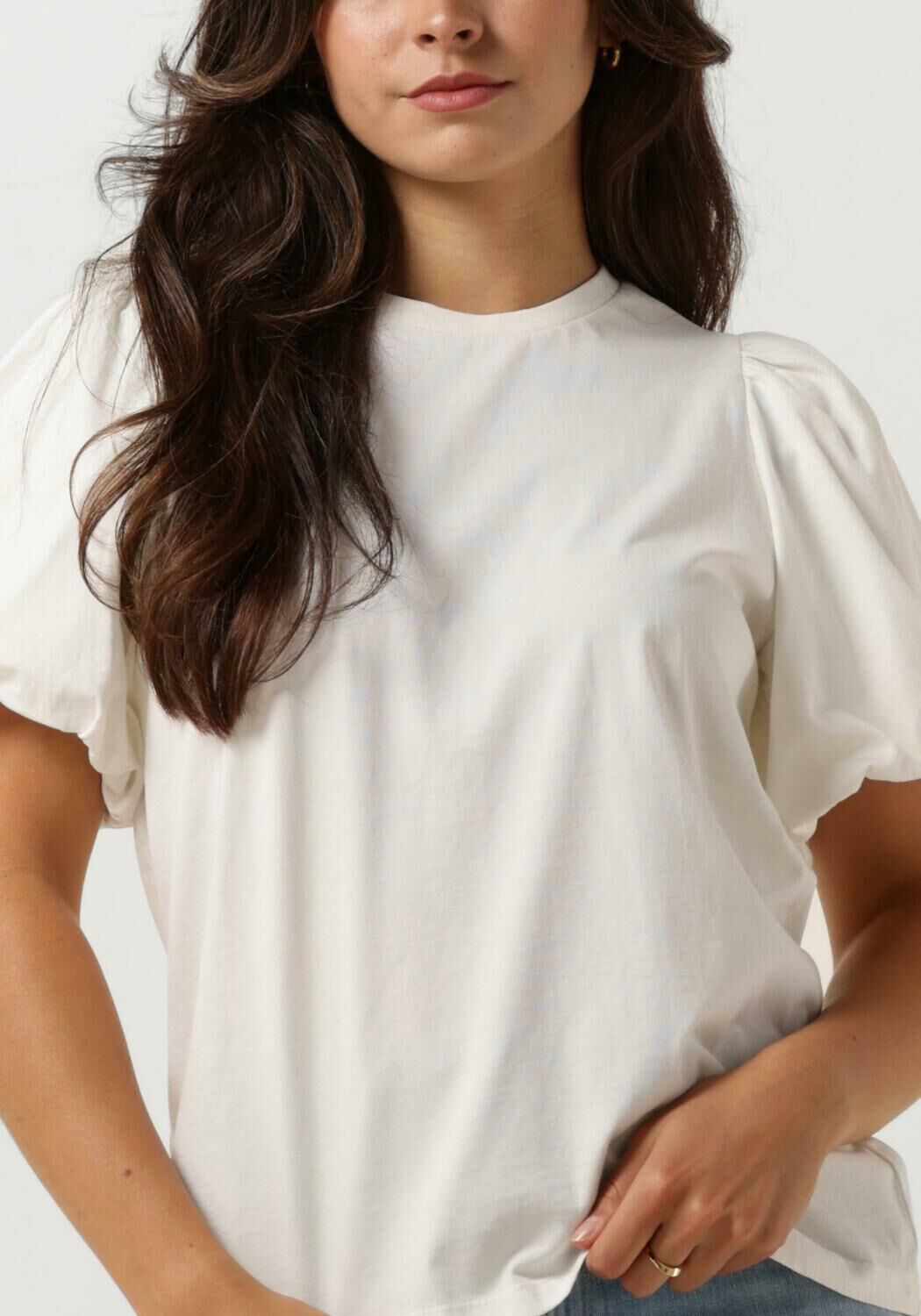 Y.A.S. Dames Tops & T-shirts Yasbloon Ss Top Wit