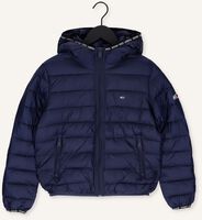 Donkerblauwe TOMMY JEANS Gewatteerde jas TJW QUILTED TAPE HOODED JACKET Donkerblauwe TOMMY JEANS Gewatteerde jas TJW QUILTED TAPE HOODED JACKET - medium