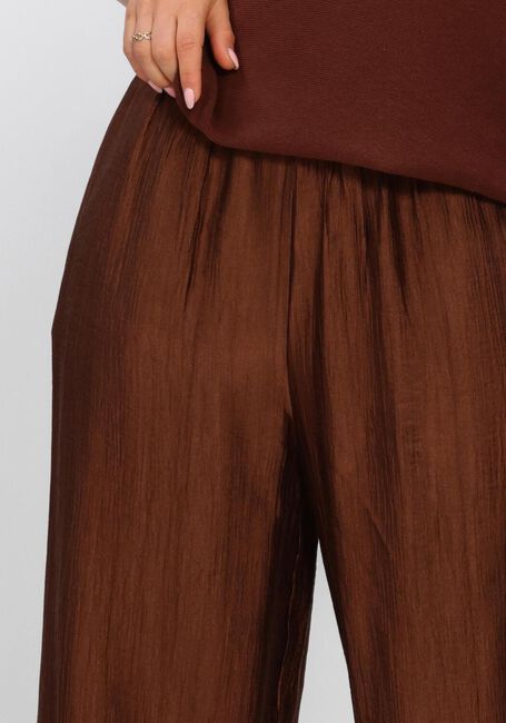 Bruine KNIT-TED Wijde broek JANOU - large