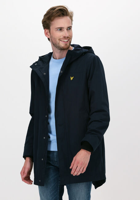 Blauwe LYLE & SCOTT  HOODED PARKA - large