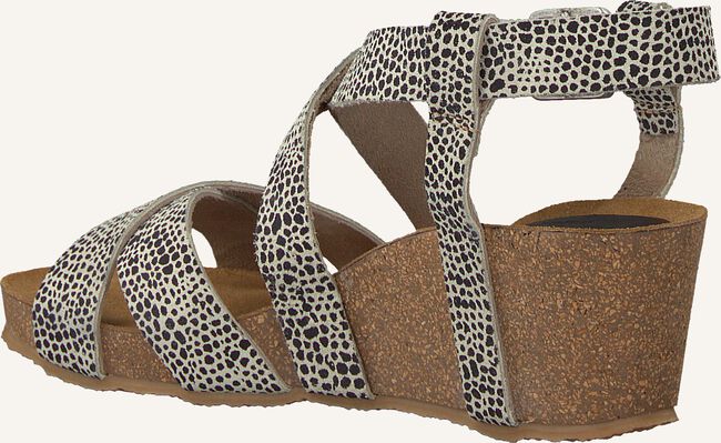 Beige RED-RAG Platte sandalen 78080 Beige RED-RAG Platte sandalen 78080 - large