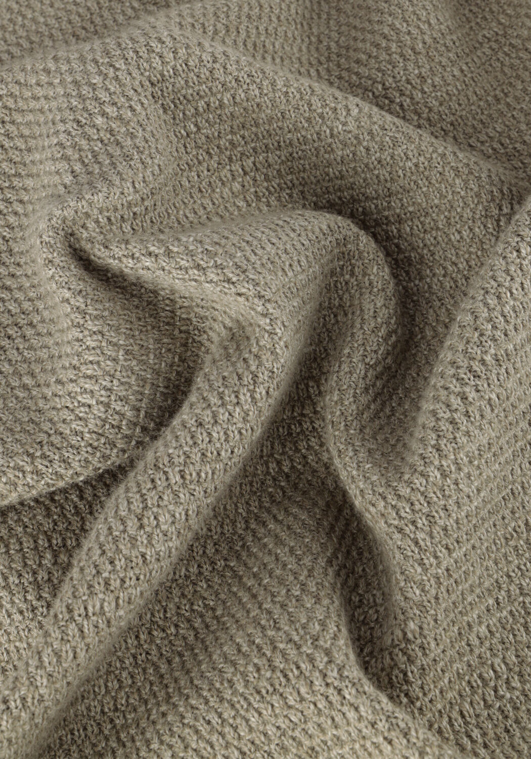 Groene PROFUOMO Trui PULLOVER HALF ZIP - large