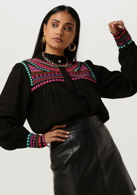 Zwarte HARPER & YVE Blouses YASMIN-LS - large