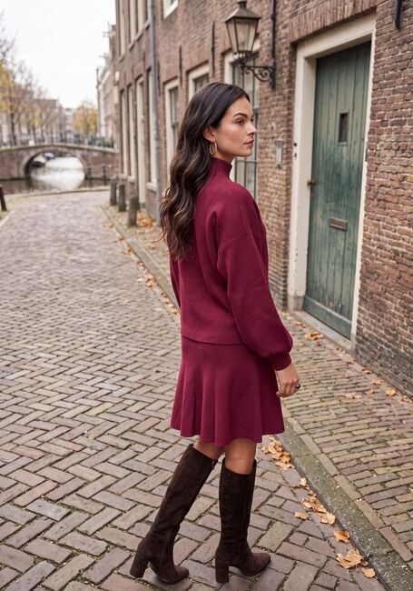 Bordeaux MSCH COPENHAGEN Trui MSCHMERCY EAST M PULLOVER - large