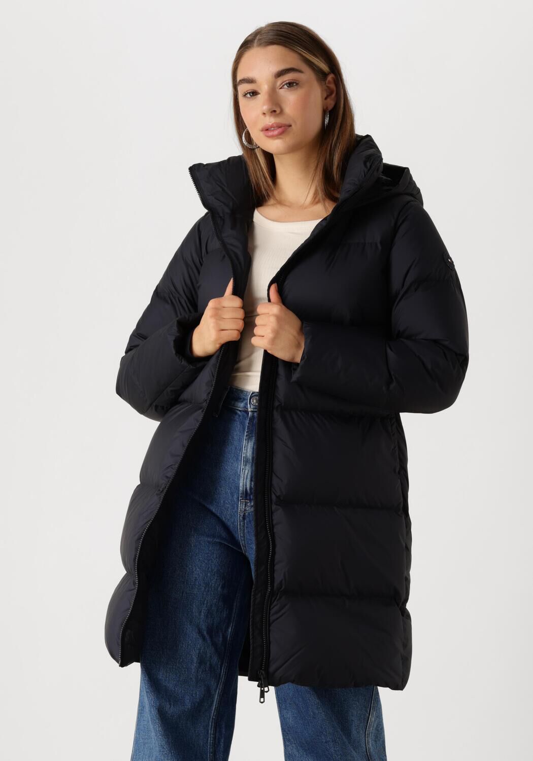 TOMMY HILFIGER Dames Jassen Hw Down Casual Coat Donkerblauw