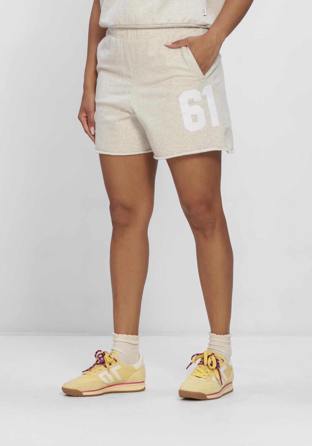Grijze PENN & INK Korte broek SHORTS PRINT - large
