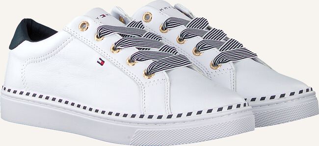 Witte TOMMY HILFIGER Lage sneakers NAUTICAL LACE UP Witte TOMMY HILFIGER Lage sneakers NAUTICAL LACE UP - large