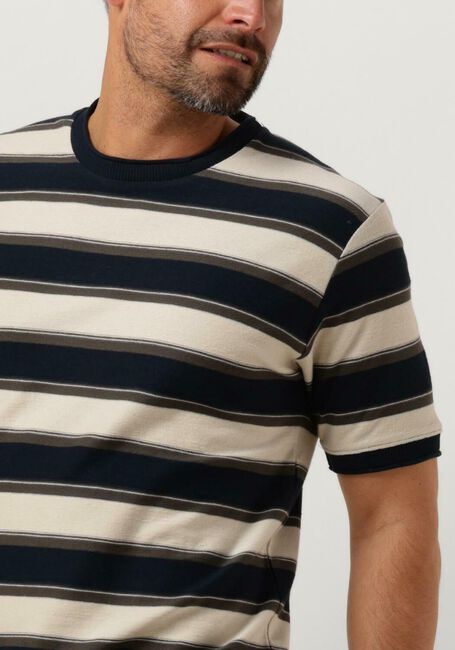 Donkerblauwe DSTREZZED T-shirt DS_MASON TEE - large