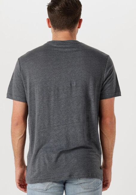 Grijze PME LEGEND T-shirt SHORT SLEEVE R-NECK LINEN JERSEY - large