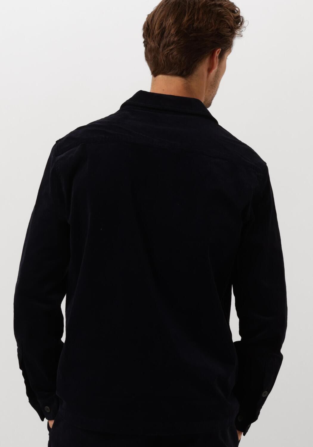 ANERKJENDT Heren Overhemden Akoscar Cord Overshirt Blauw