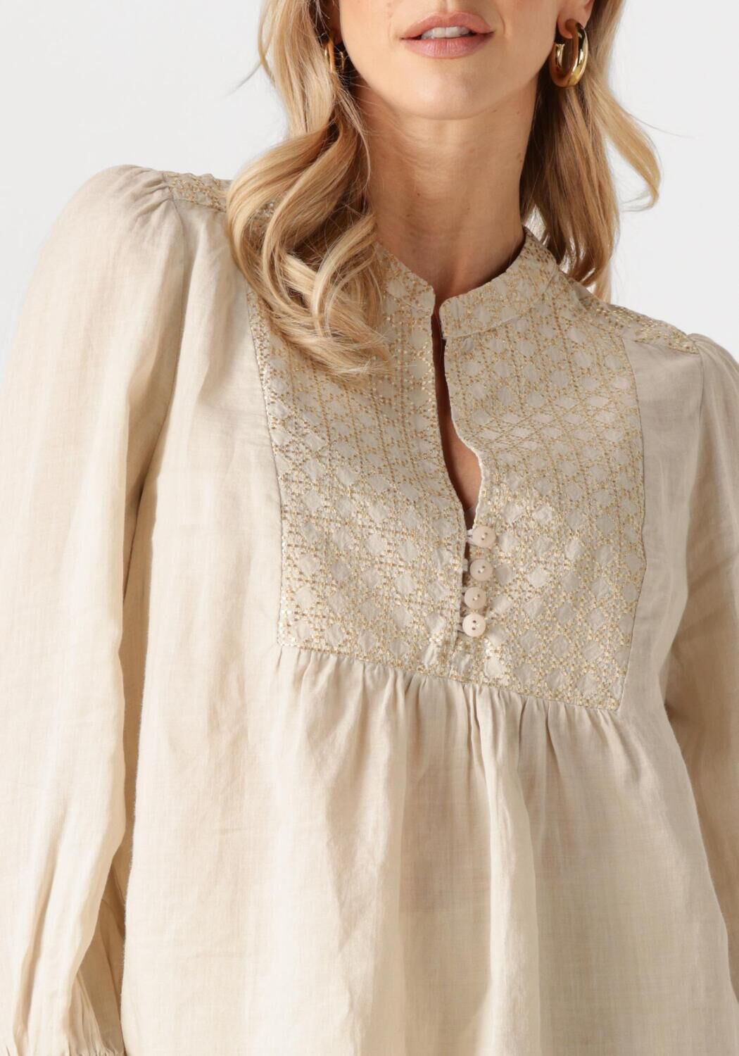 GREEK ARCHAIC KORI Dames Blouses 440645 Beige