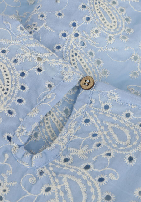 Lichtblauwe AMMEHOELA Mini jurk AM.DOORTJE.03 - large