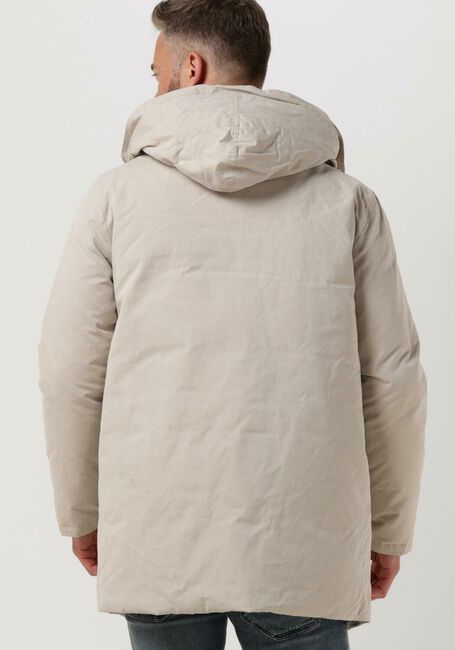 Beige PROFUOMO Gewatteerde jas OUTERW PARKA DUCKDWN BEIGE - large