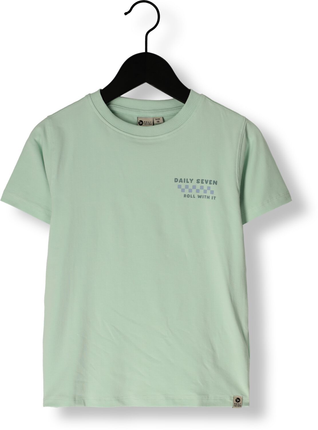 DAILY7 Jongens Polo's & T-shirts T-shirt Backprint Mint