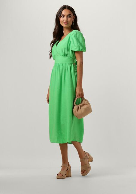 Groene Y.A.S. Midi jurk YASCLEMA SS MIDI DRESS - large