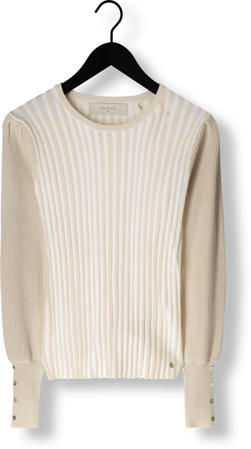NUKUS Dames Tops & T-shirts Mulberry Pullover Lurex Ecru