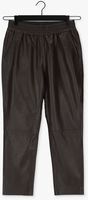 Bruine CO'COUTURE Pantalon SHILOH CROP LEATHER PANT