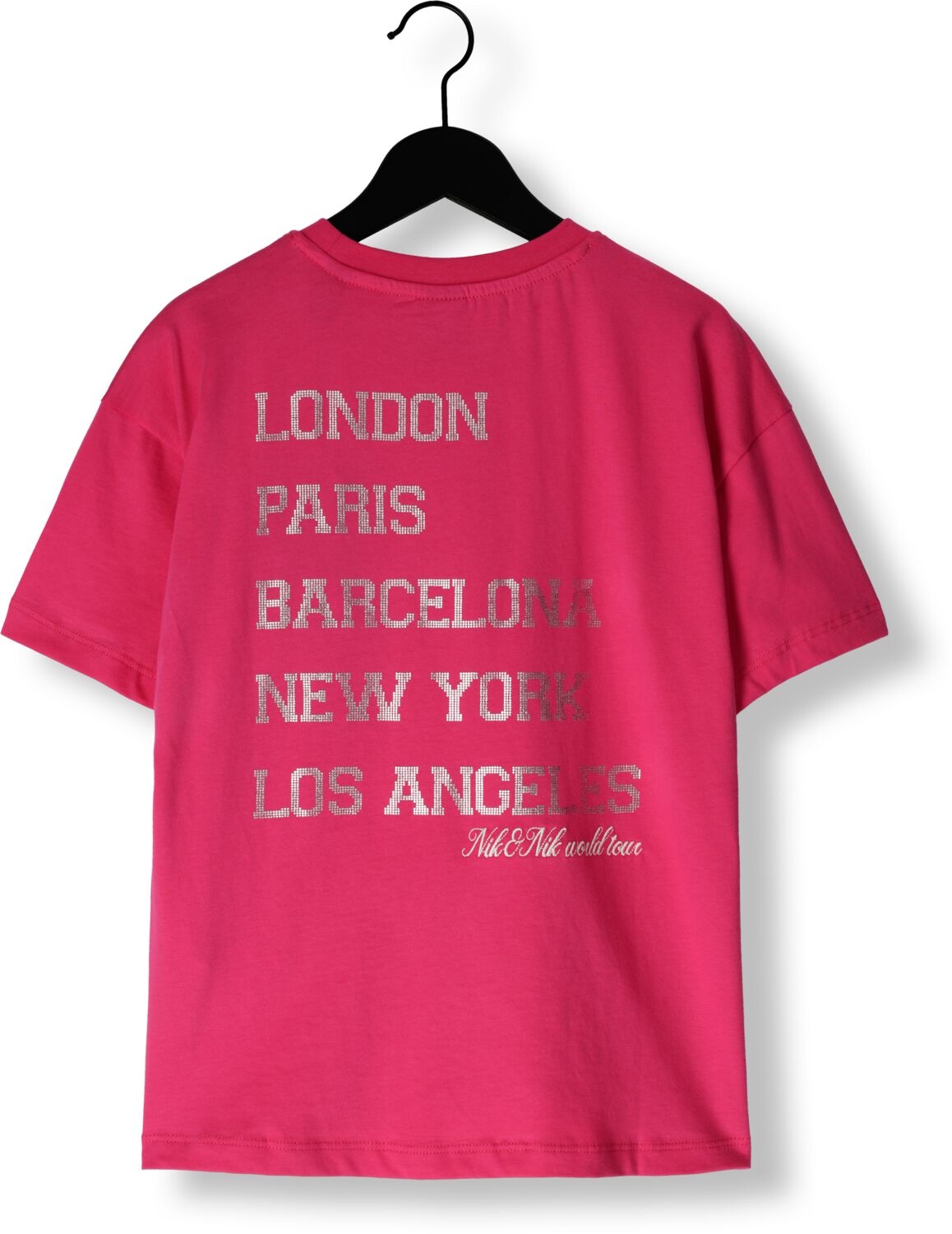 NIK & NIK Meisjes Tops & T-shirts Jetset T-shirt Roze