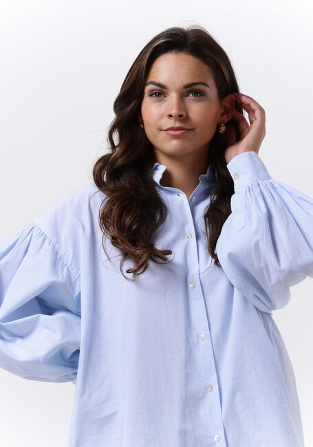 Lichtblauwe BY-BAR Blouses SARAH CHAMBRAY BLOUSE - large