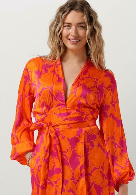 Oranje JANICE Maxi jurk NOAH - large