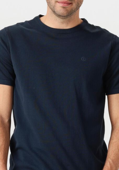 Donkerblauwe DSTREZZED T-shirt ZEKE TEE - large