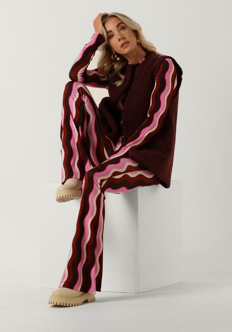 Paarse CATWALK JUNKIE Flared broek TR RIDE THE WAVE - large