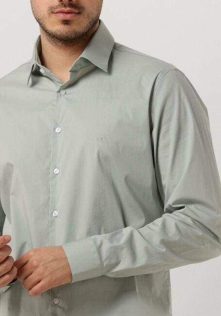 Mint CALVIN KLEIN Klassiek overhemd POPLIN STRETCH SLIM SHIRT - large