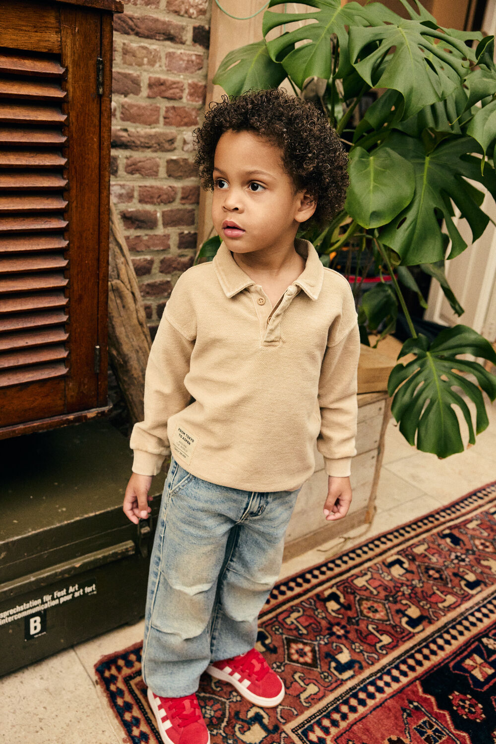 Lichtblauwe DAILY7 Cargo jeans DENIM WIDE FIT - large