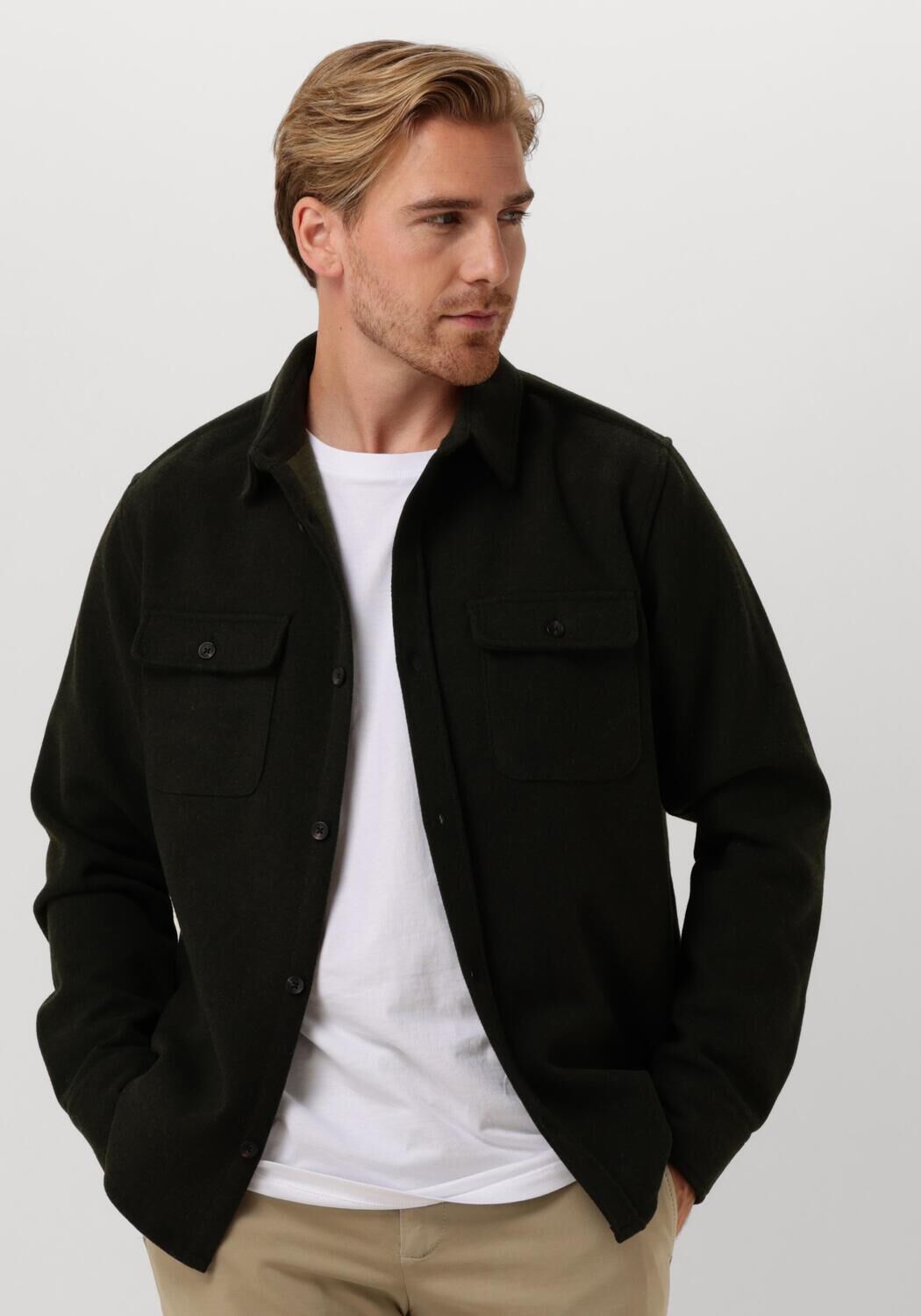 Dstrezzed Groen Ulrik Overshirt voor heren Green Heren