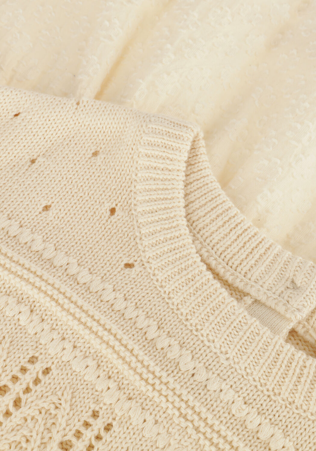 Ecru BAJE STUDIO Mini jurk ESTELA - large