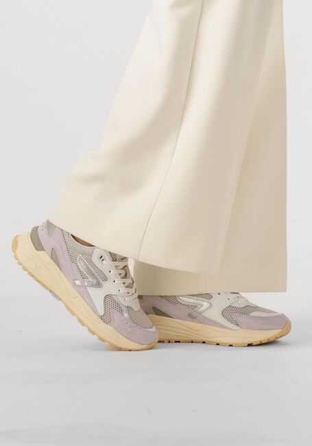 Beige HUB Lage sneakers GRID-W - large
