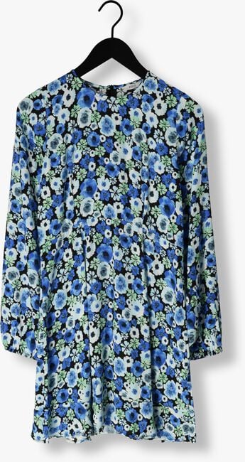 Blauwe ENVII Mini jurk ENSHERRY LS DRESS AOP 7014 - large
