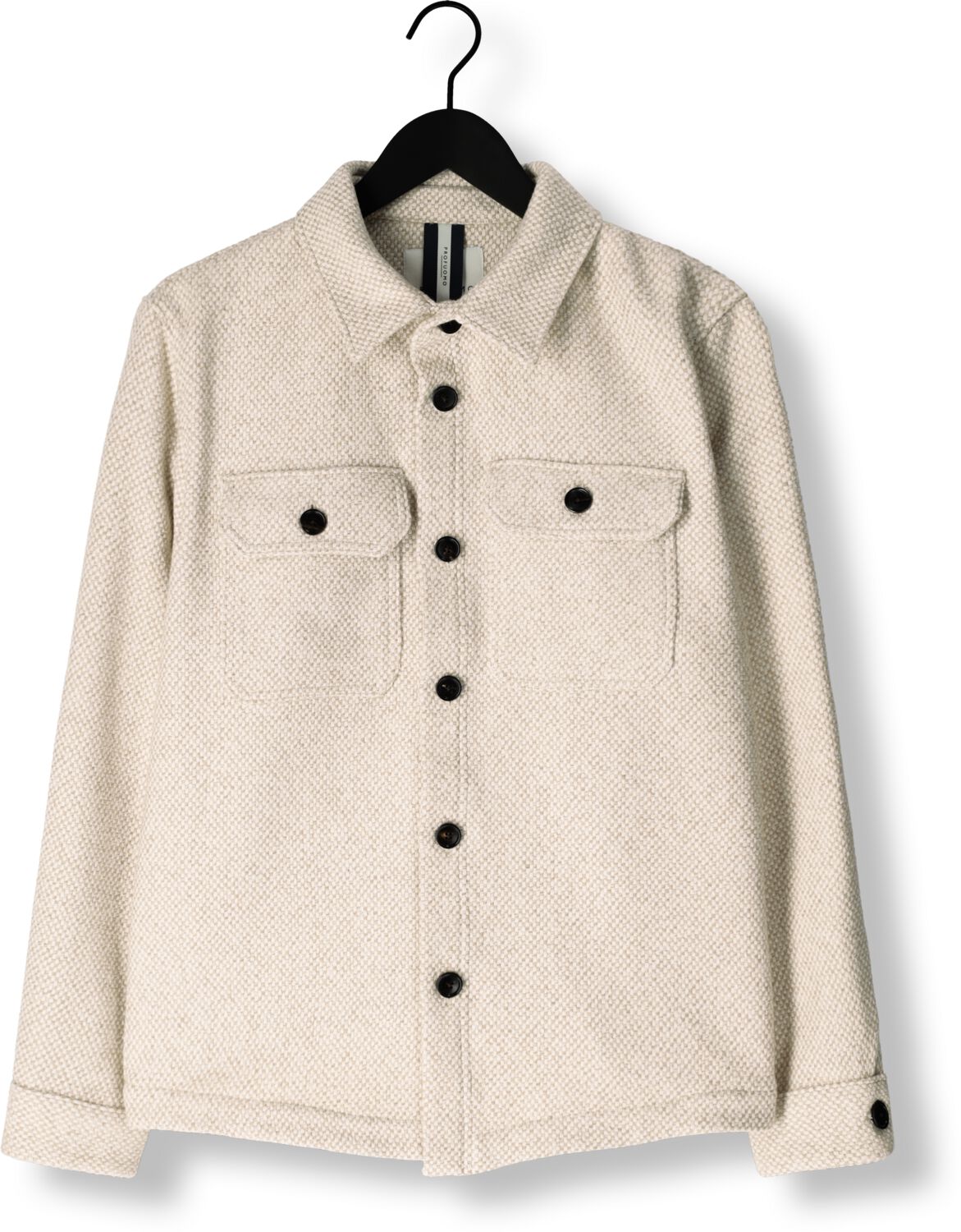 PROFUOMO Heren Overshirts Overshirt Texture Beige