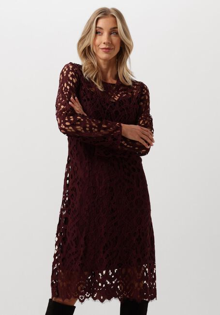 Rode VANILIA Midi jurk LACE MIDI DRESS - large