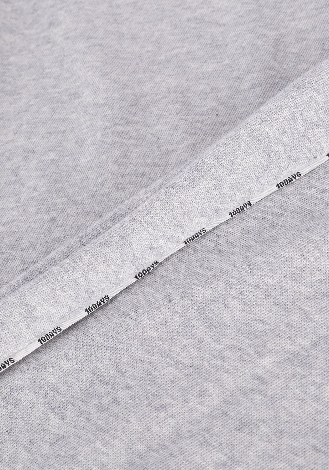 Grijze 10DAYS Midi jurk T-SHIRT DRESS FLEECE - large