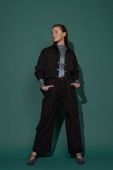 Zwarte AI&KO Wide jeans JUTTA CO 589 G - large
