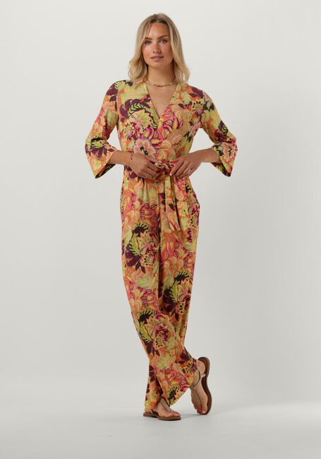 Oranje VANILIA Jumpsuit TROPIC FLORAL JUMPSUIT - large