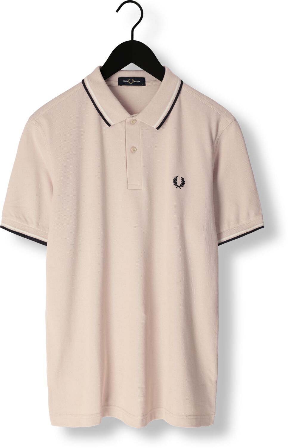 FRED PERRY Heren Polo's & T-shirts The Twin Tipped Shirt Ecru