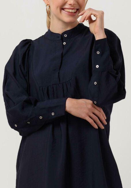 Donkerblauwe CO'COUTURE Midi jurk CALLUM VOLUME DRESS - large