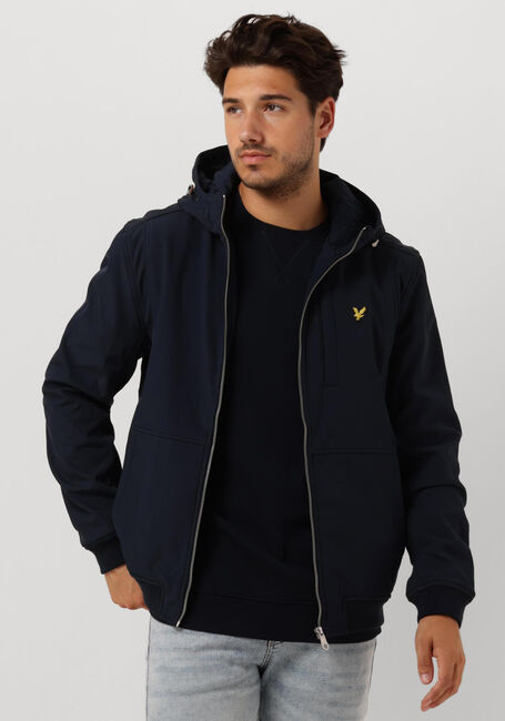 Donkerblauwe LYLE & SCOTT Jack SOFTSHELL JACKET - large