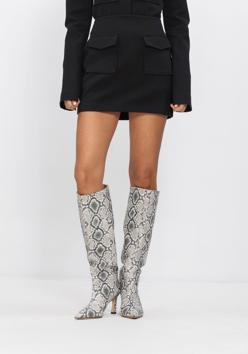 Zwarte OMODA ATELIER Minirok X MODEROSA - VERSA - large