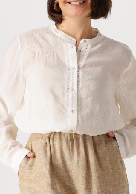 Gebroken wit NUKUS Blouses ROSAN BLOUSE EMBROIDERY - large