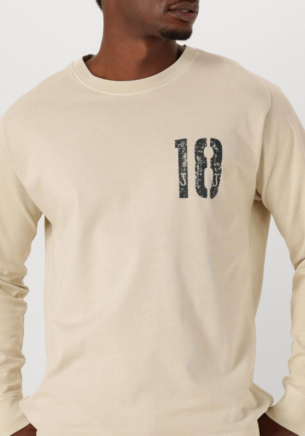 BUTCHER OF BLUE Heren Polo's & T-shirts Army 18 Bob Loose Tee Ls Beige