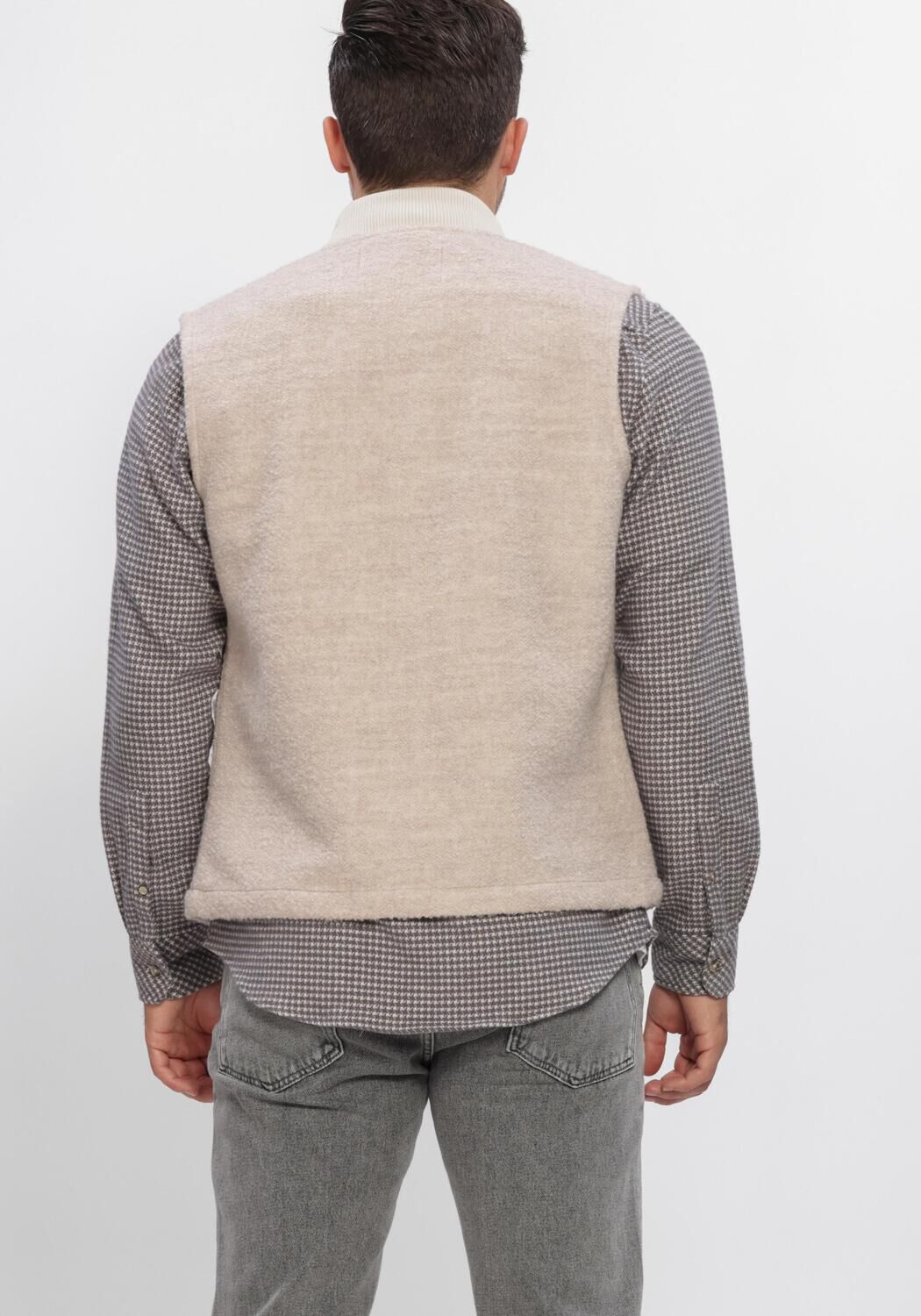 DSTREZZED Heren Jassen Ds_nils Teddy Vest Beige