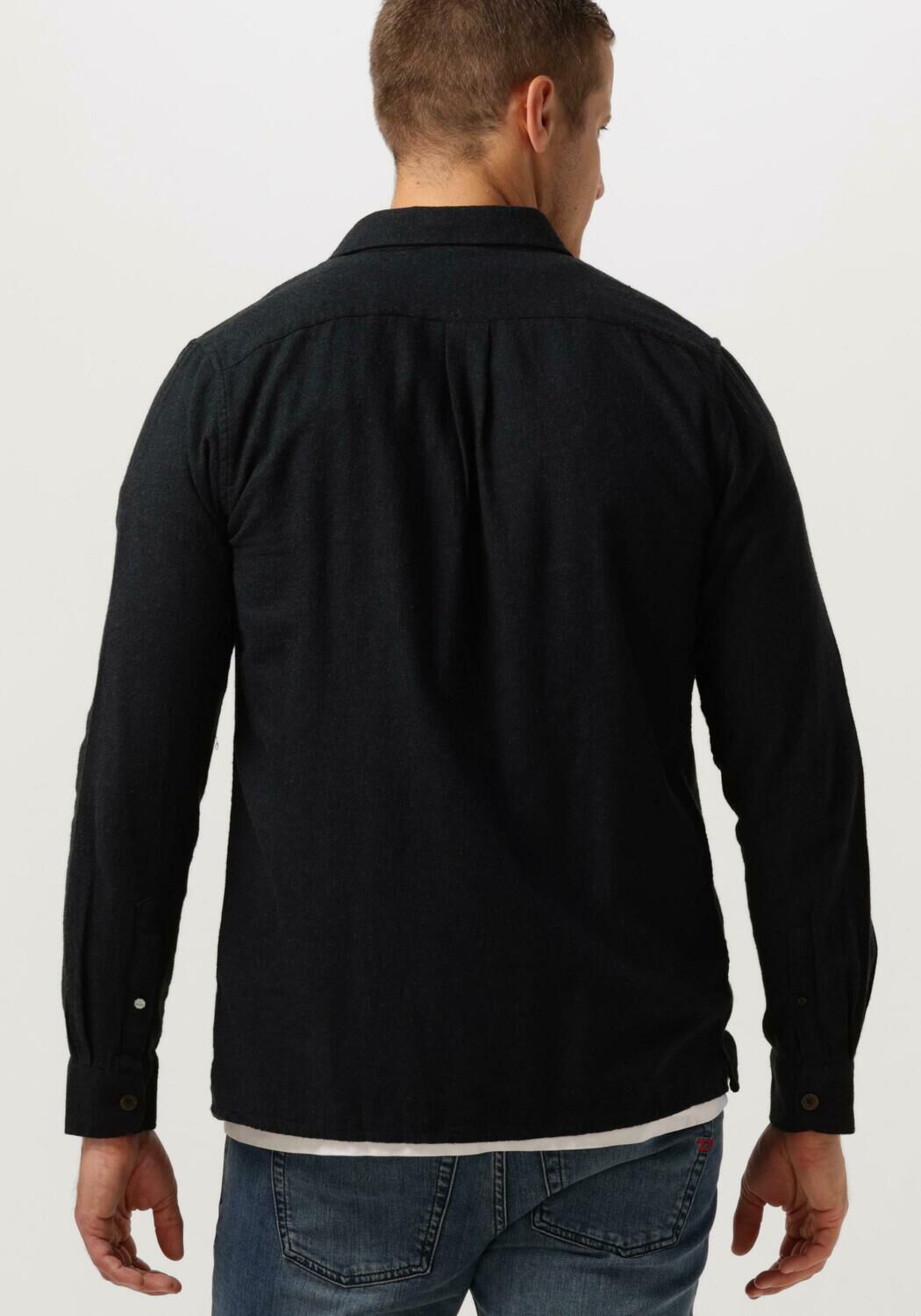 DSTREZZED Heren Overhemden Fryer Shirt With Pockets Donkerblauw