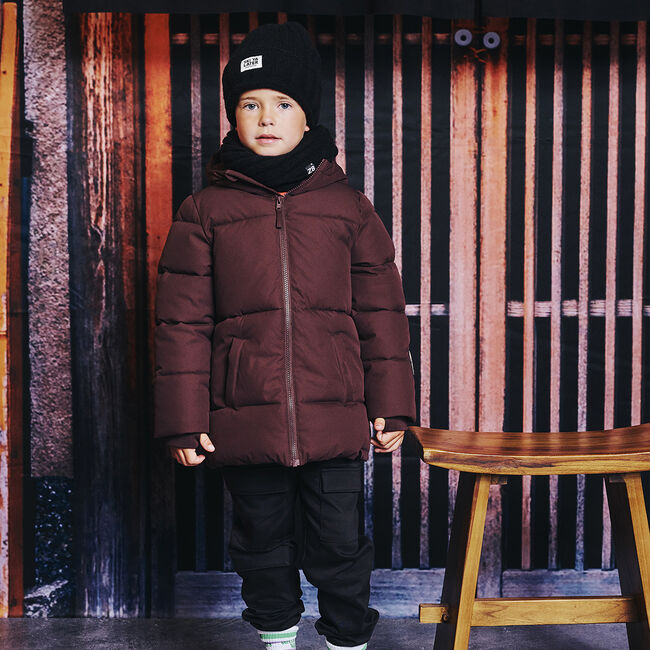 Bruine Z8 Gewatteerde jas DAVION - large